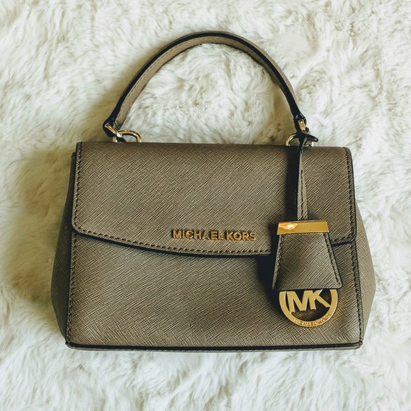 Michael Kors Handbags - Michael Kors Taupe Mini Purse / Handbag 👜